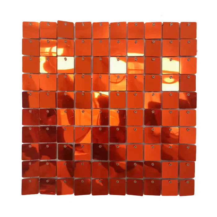 Orange - Shimmer Wall Panel - Backdrop
