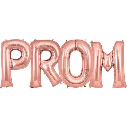 34" Prom (Letters) Foil Balloon