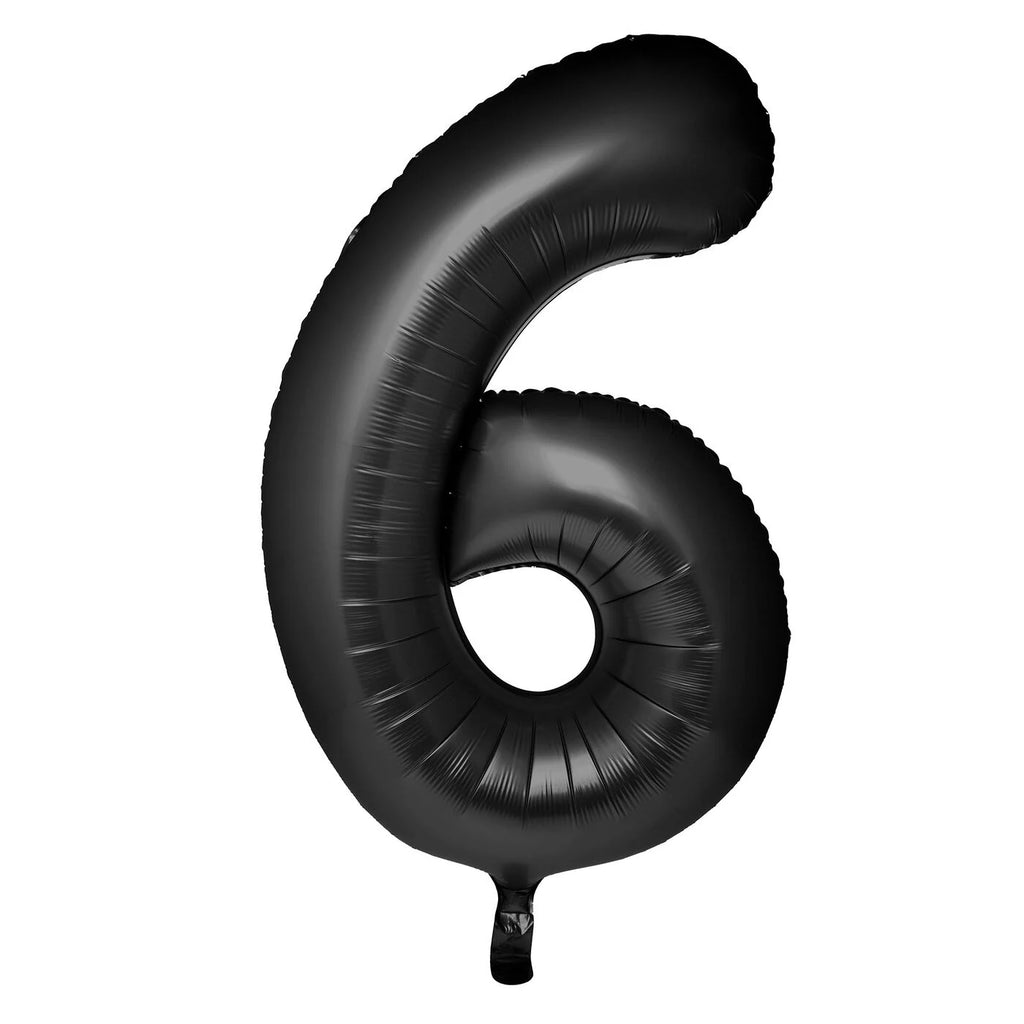 34" Numbers - Black Foil Balloon