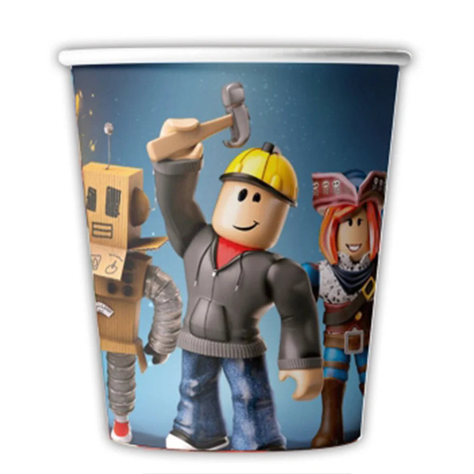 Roblox Birthday Party Tableware Set
