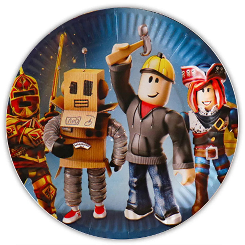 Roblox Birthday Party Tableware Set