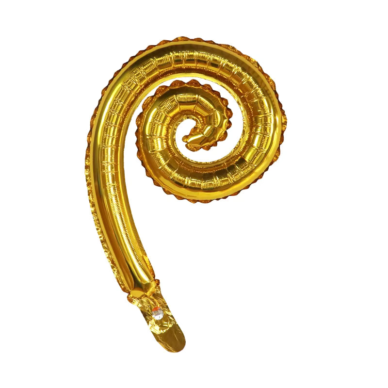 17" Curly Spiral Wave Foil Balloon