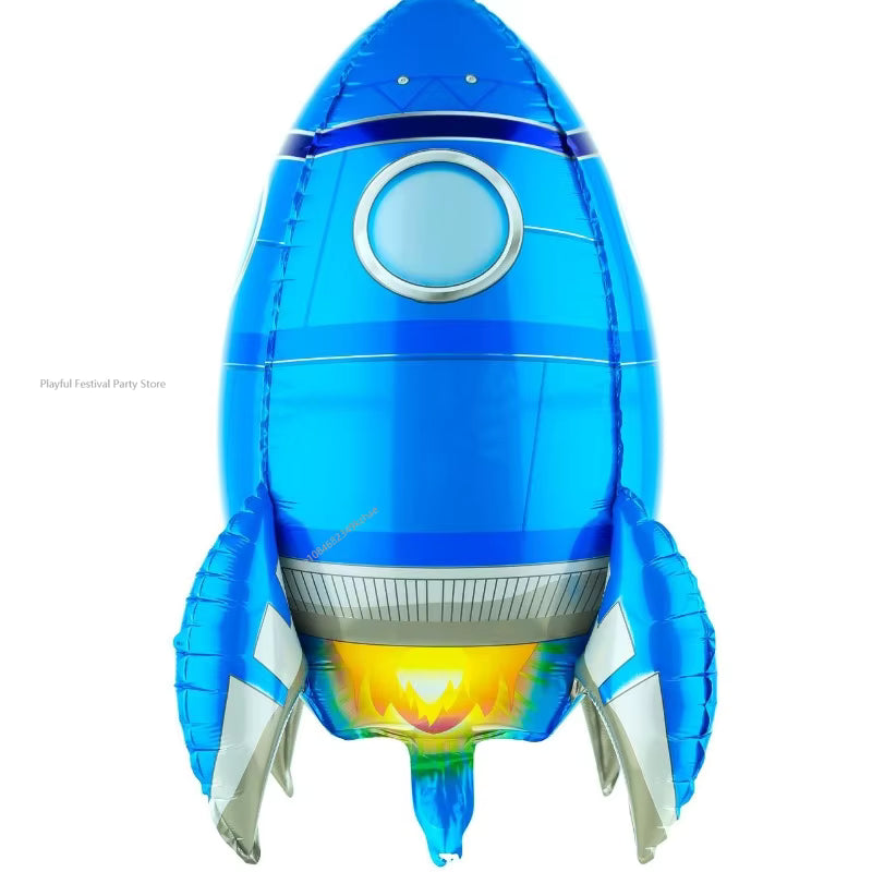 Space Rocket Foil Balloon 22"