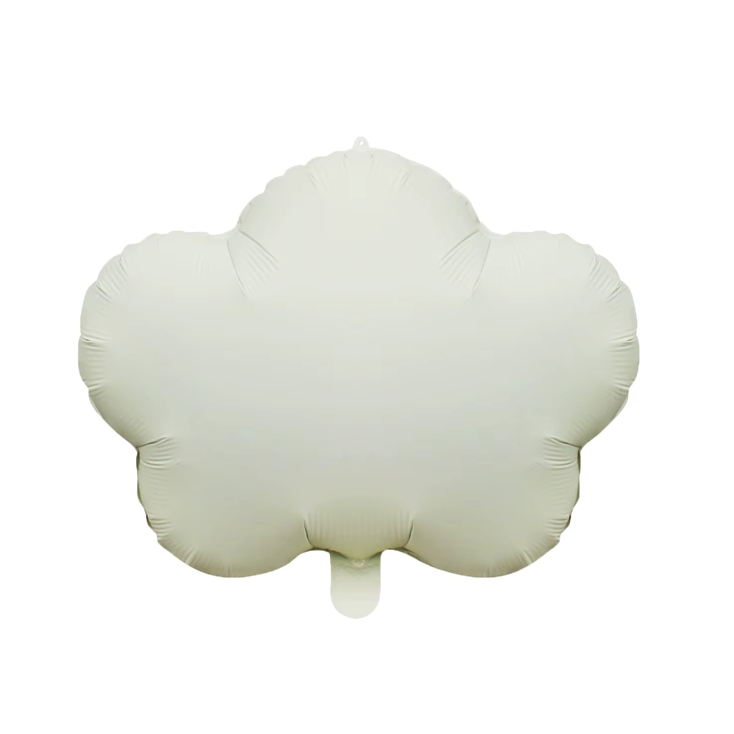 18" Matte White Cloud Foil Balloon