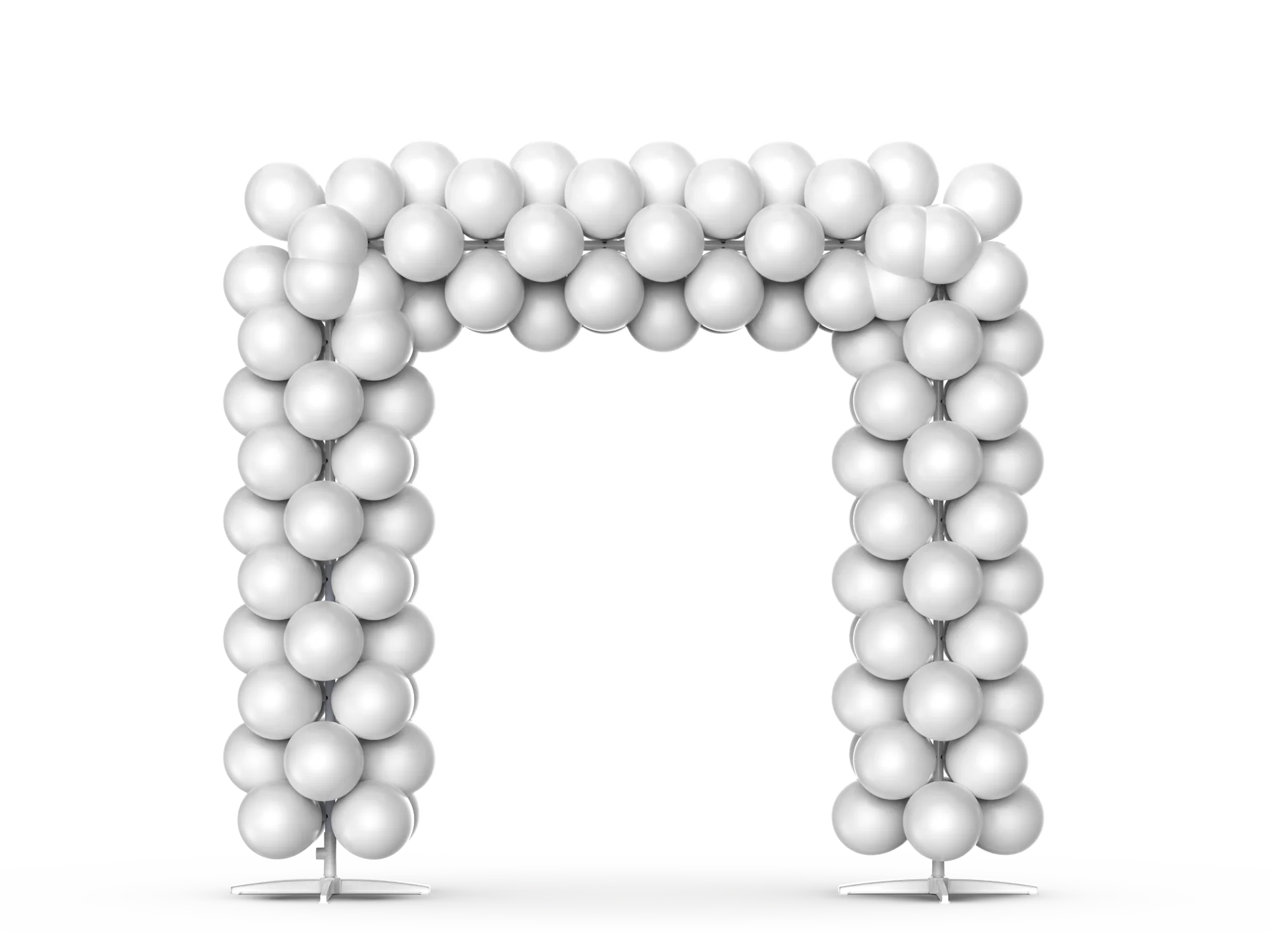 Customized Balloon Squared Arch