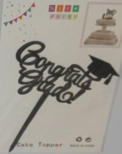Graduation Acrylic Cake Toppers