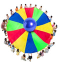 Rainbow Parachute Play Toy