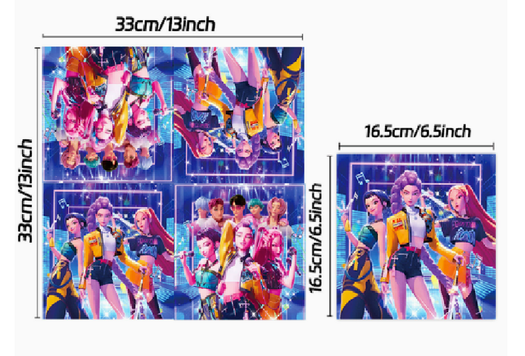 K-Pop Demon Hunters Birthday Party Tableware Set