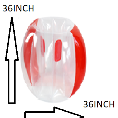 Inflatable Bumper Bubble Ball 36 Inch