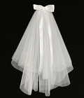 Bride to Be Satin Hair Bow with Long Ribbon Tails
