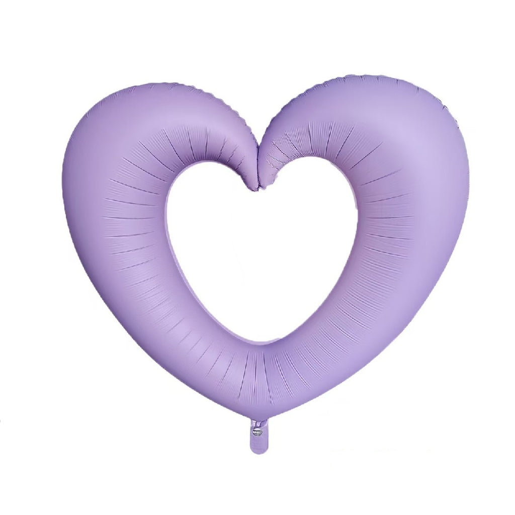 36" Pastel Heart Shaped Foil Balloon
