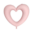 36" Pastel Heart Shaped Foil Balloon