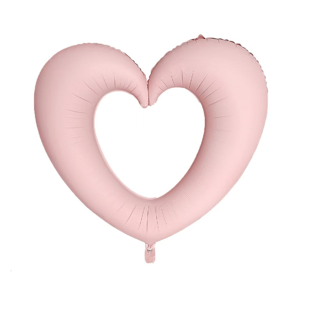 36" Pastel Heart Shaped Foil Balloon