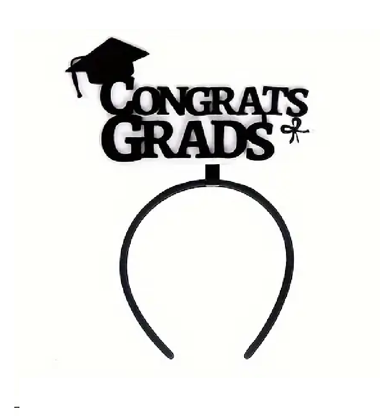 Graduation Mortarboard Cap – Classic Black Academic Hat