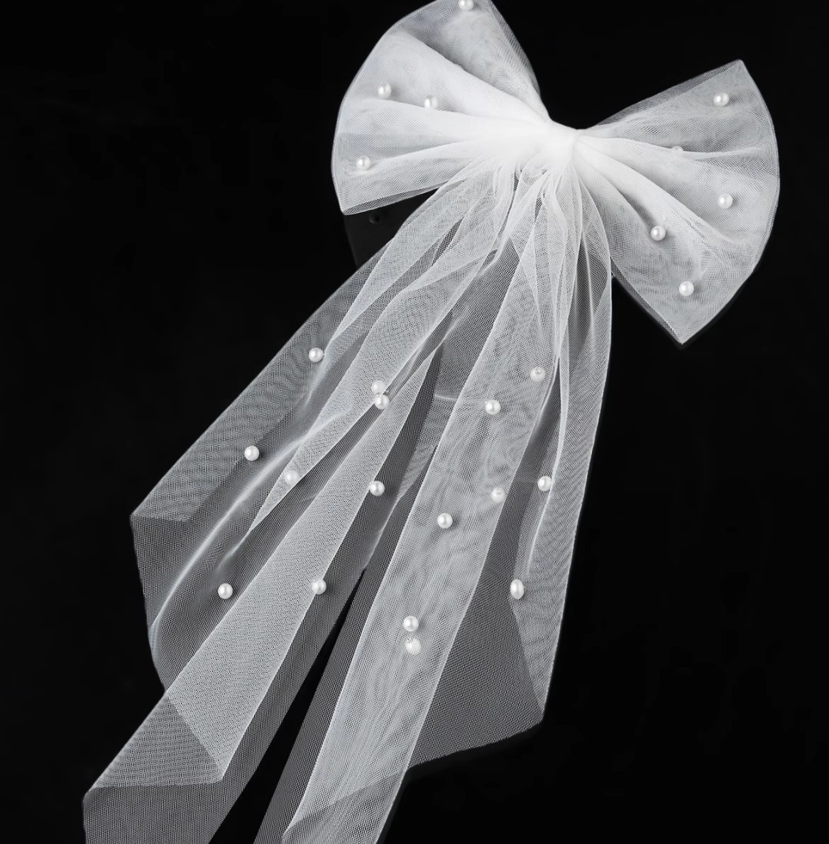 2-Tier Bridal Veil with Satin Bow