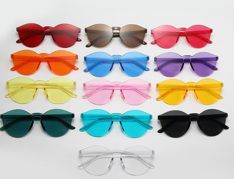 Frameless Transparent Sunglasses – 13 Colors