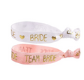 Bride & Team Bride Elastic Wristbands Set of 12