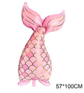 Mermaid Tail Foil Balloon – 57×100 cm