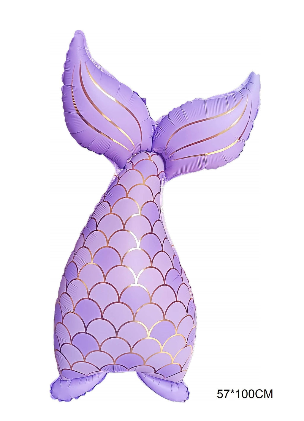 Mermaid Tail Foil Balloon – 57×100 cm
