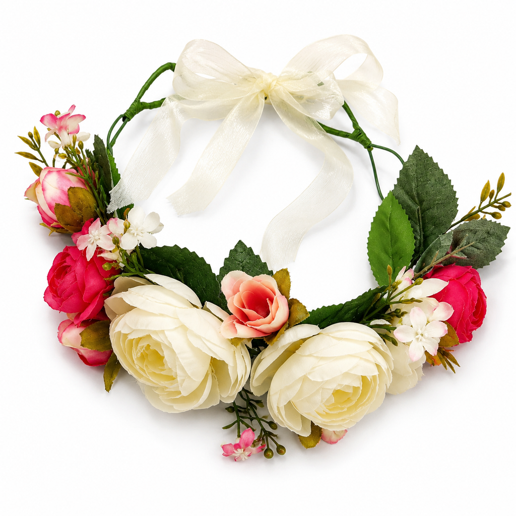 Mixed Flower Crown Headband