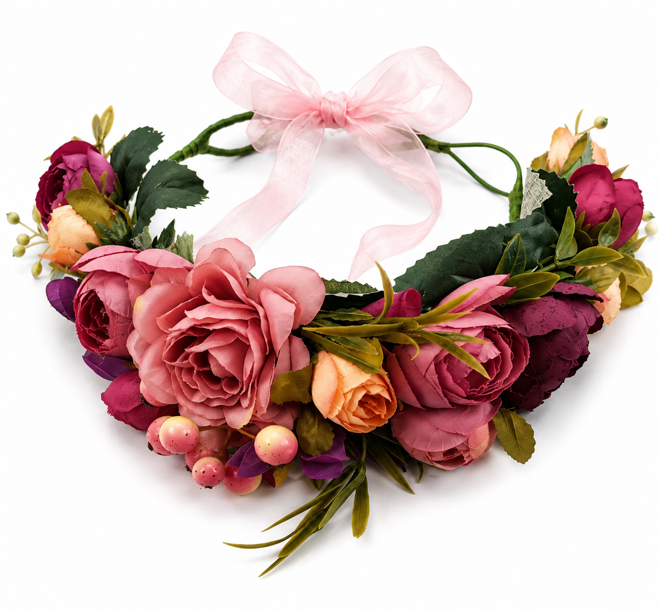 Mixed Flower Crown Headband