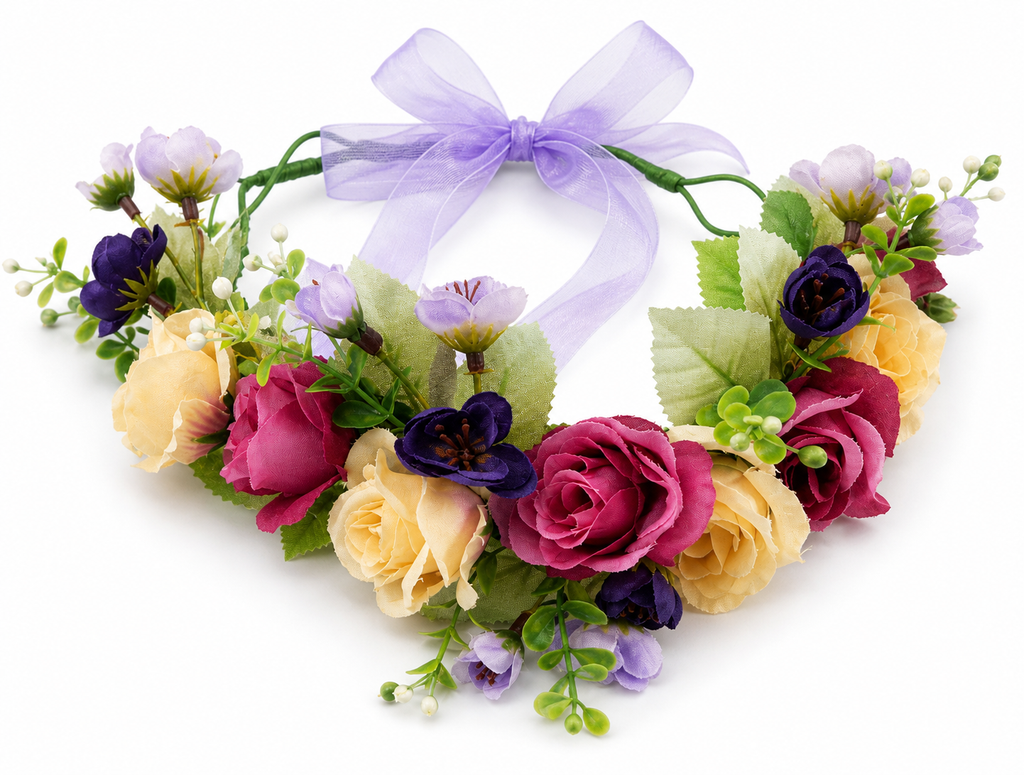 Mixed Flower Crown Headband