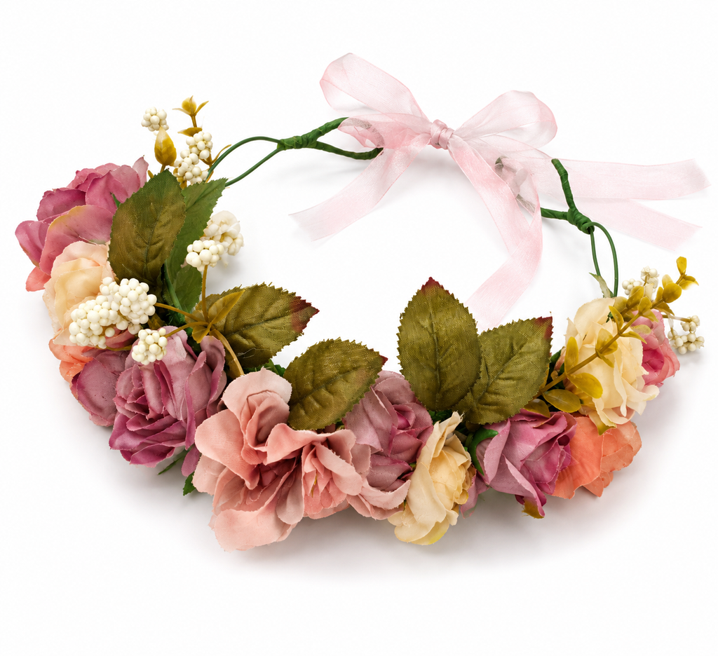 Mixed Flower Crown Headband