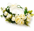 Off-White Floral Crown Headband
