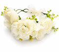 White Floral Crown Headband