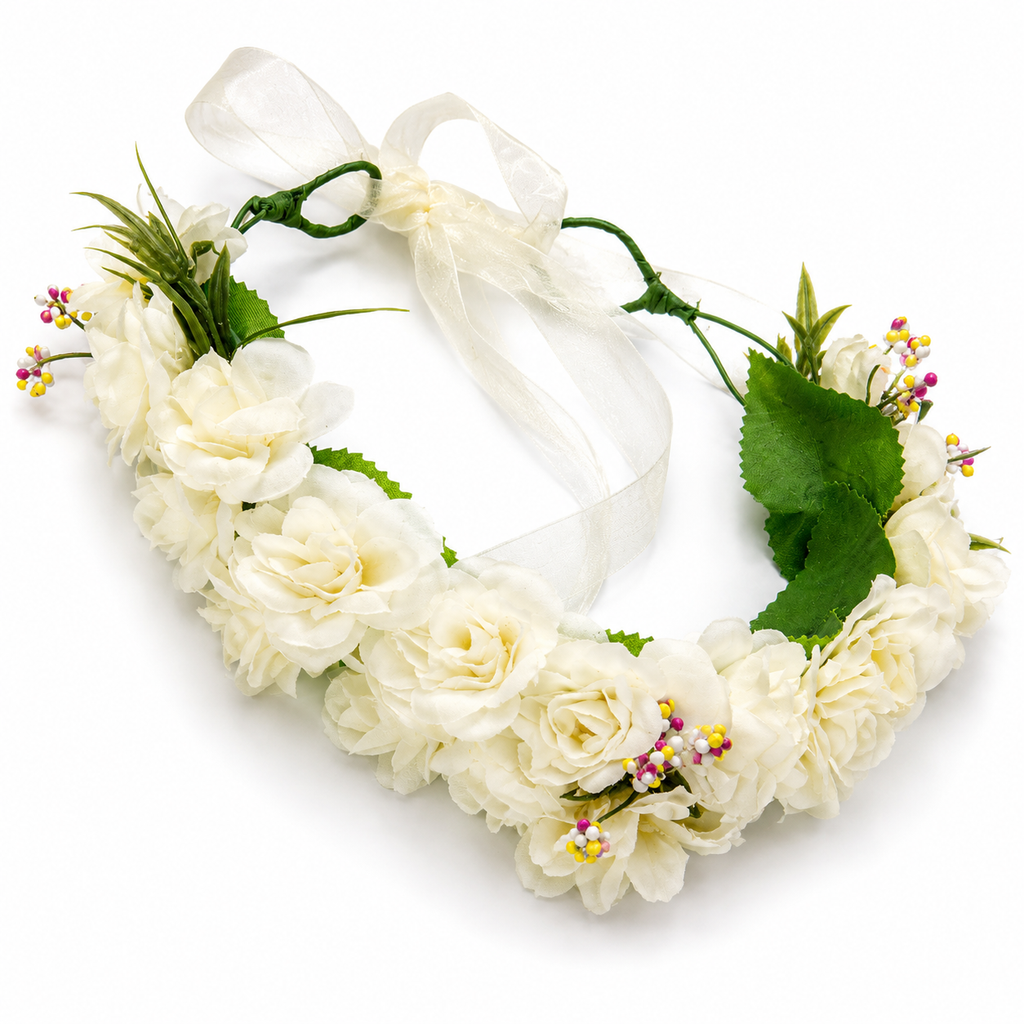 Rose Flower Crown Headband