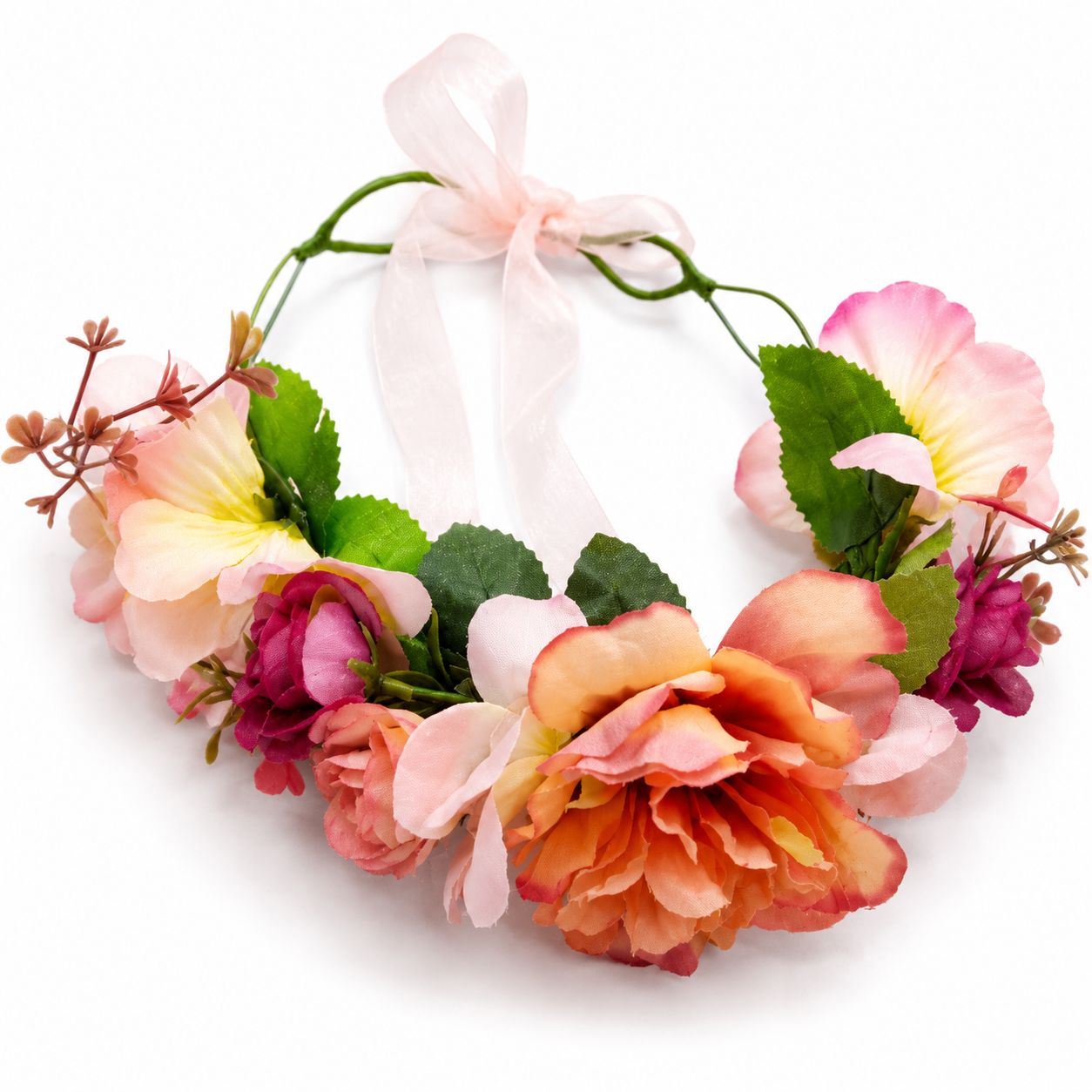 Rose Flower Crown Headband