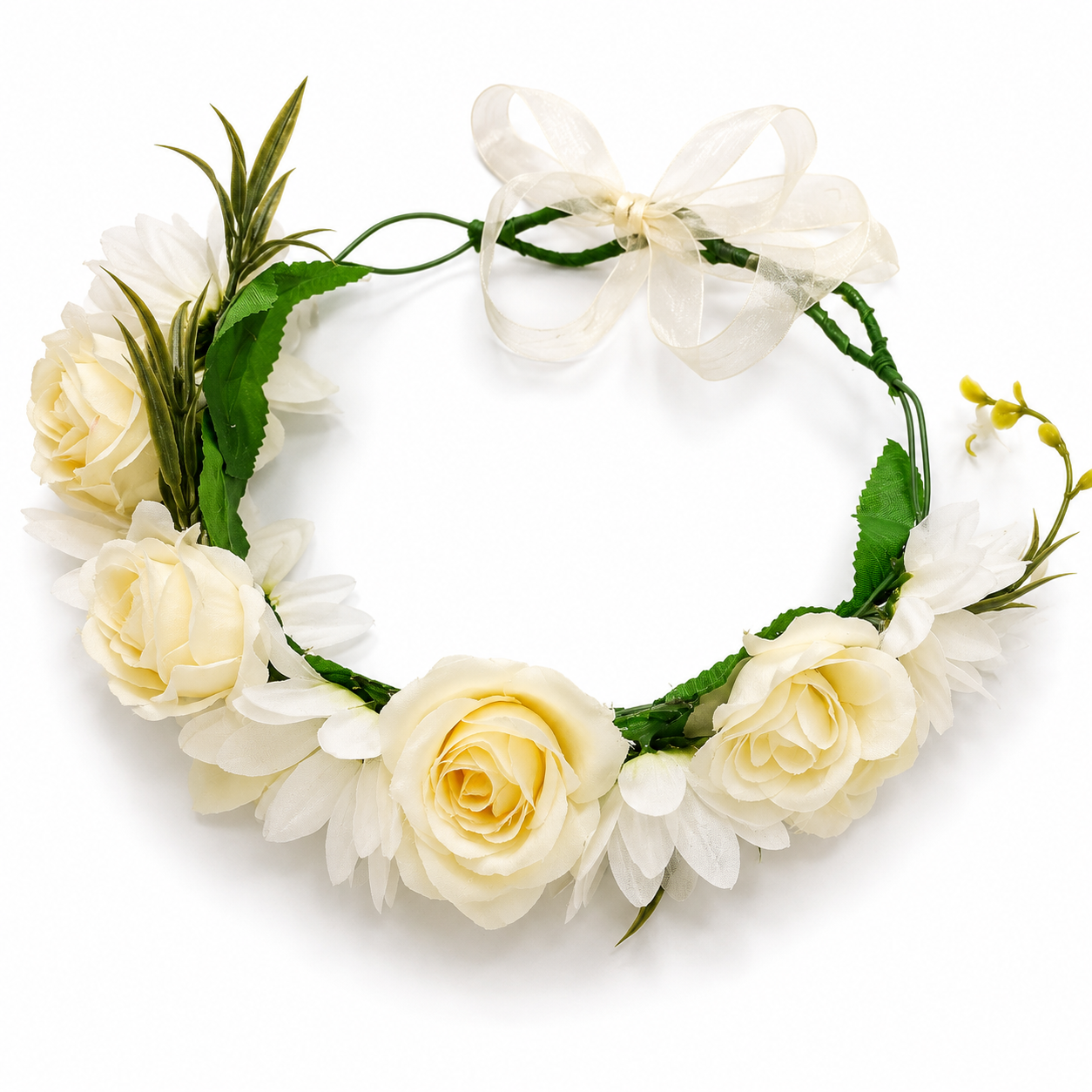 Rose Flower Crown Headband
