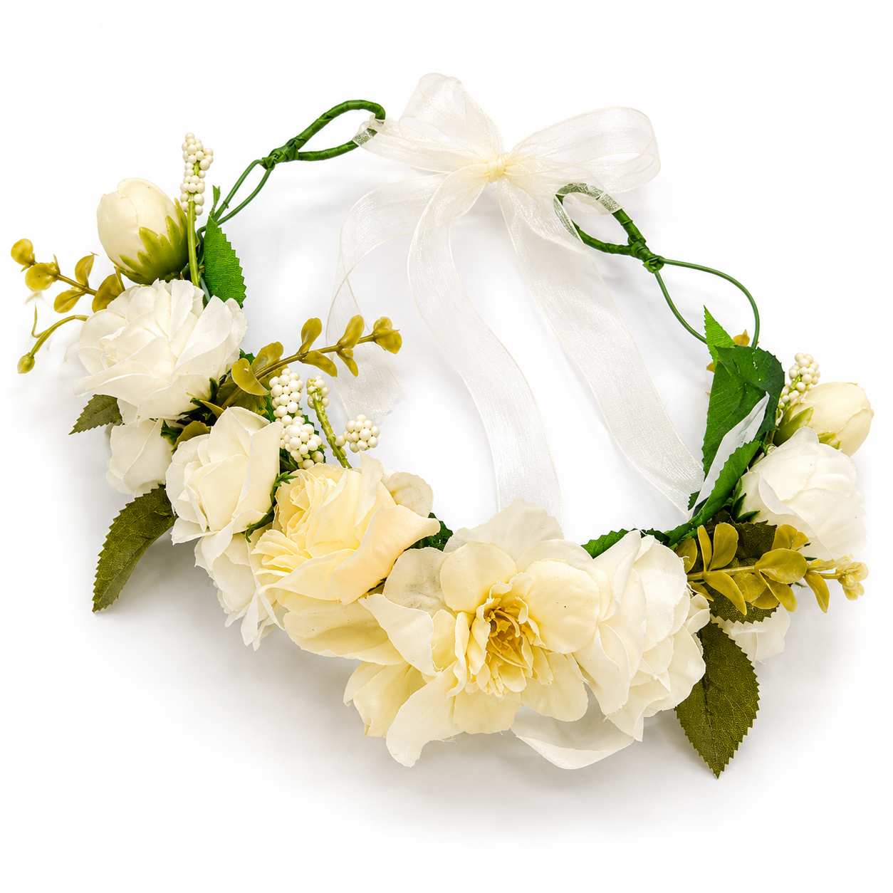 Rose Flower Crown Headband