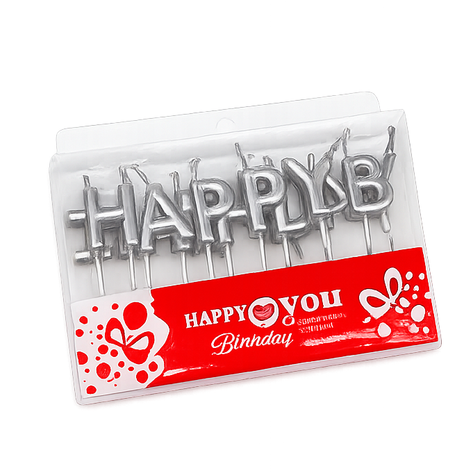 Happy Birthday Cake Candles