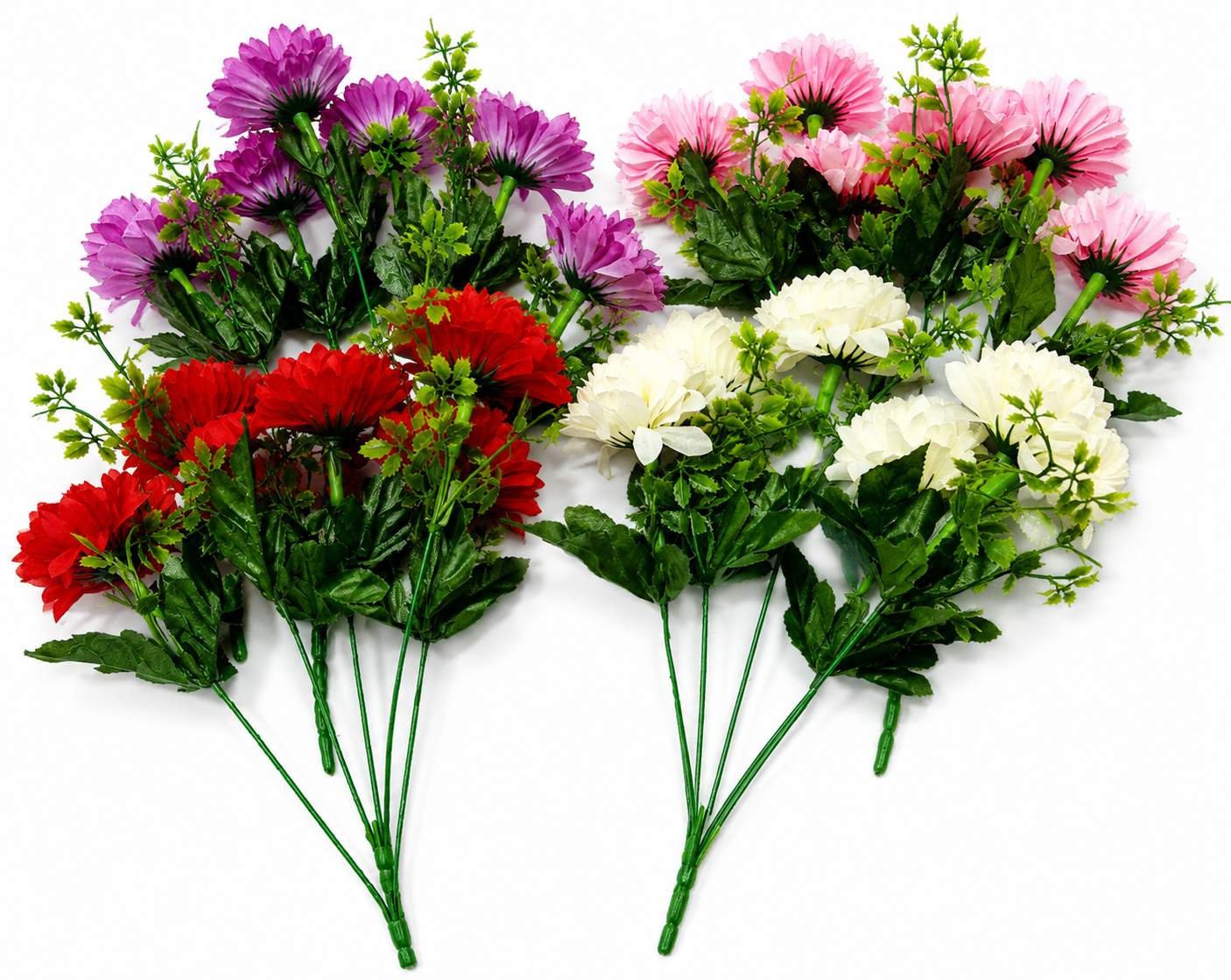 Carnation & Filler Bush – Artificial Flower Bush