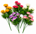 Pompom Cluster Bush – Artificial Flower Bush
