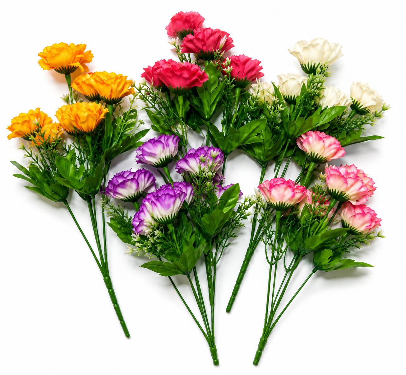 Pompom Cluster Bush – Artificial Flower Bush