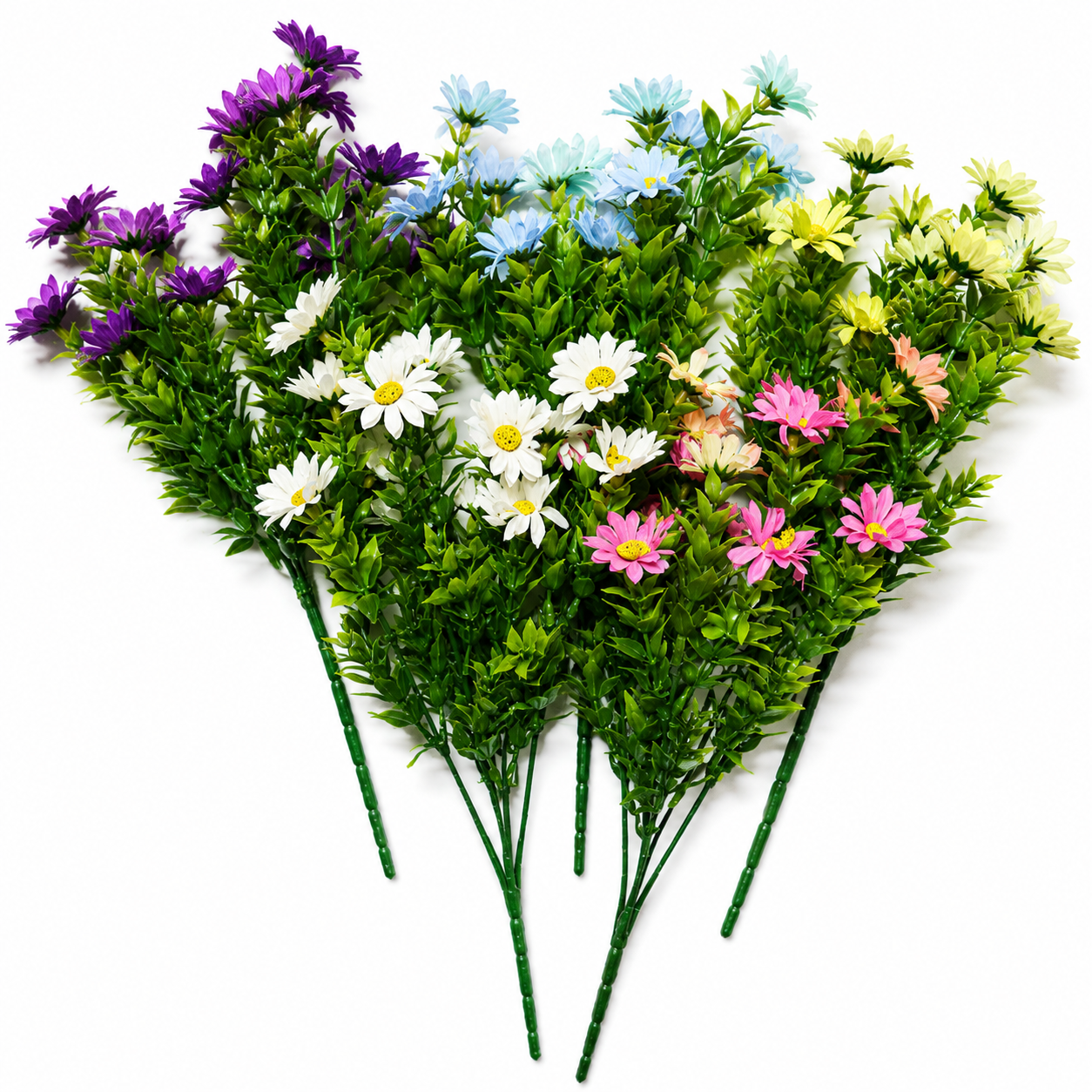 Gerbera & Daisy Mixed Bush – Artificial Flower Bush