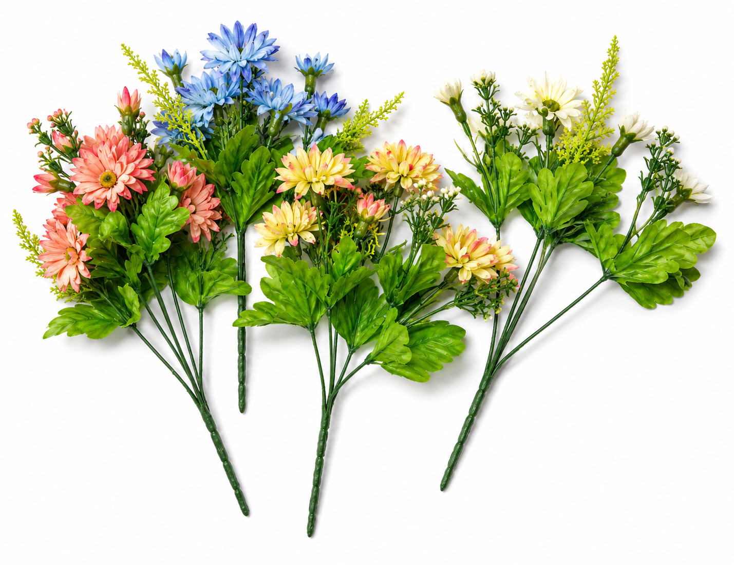 Chrysanthemum & Daisy Mixed Bush – Artificial Flower Bush