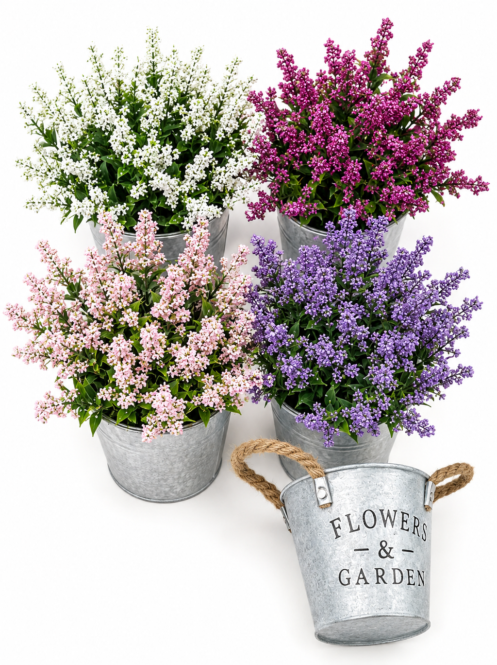 Artificial Lavender Pot
