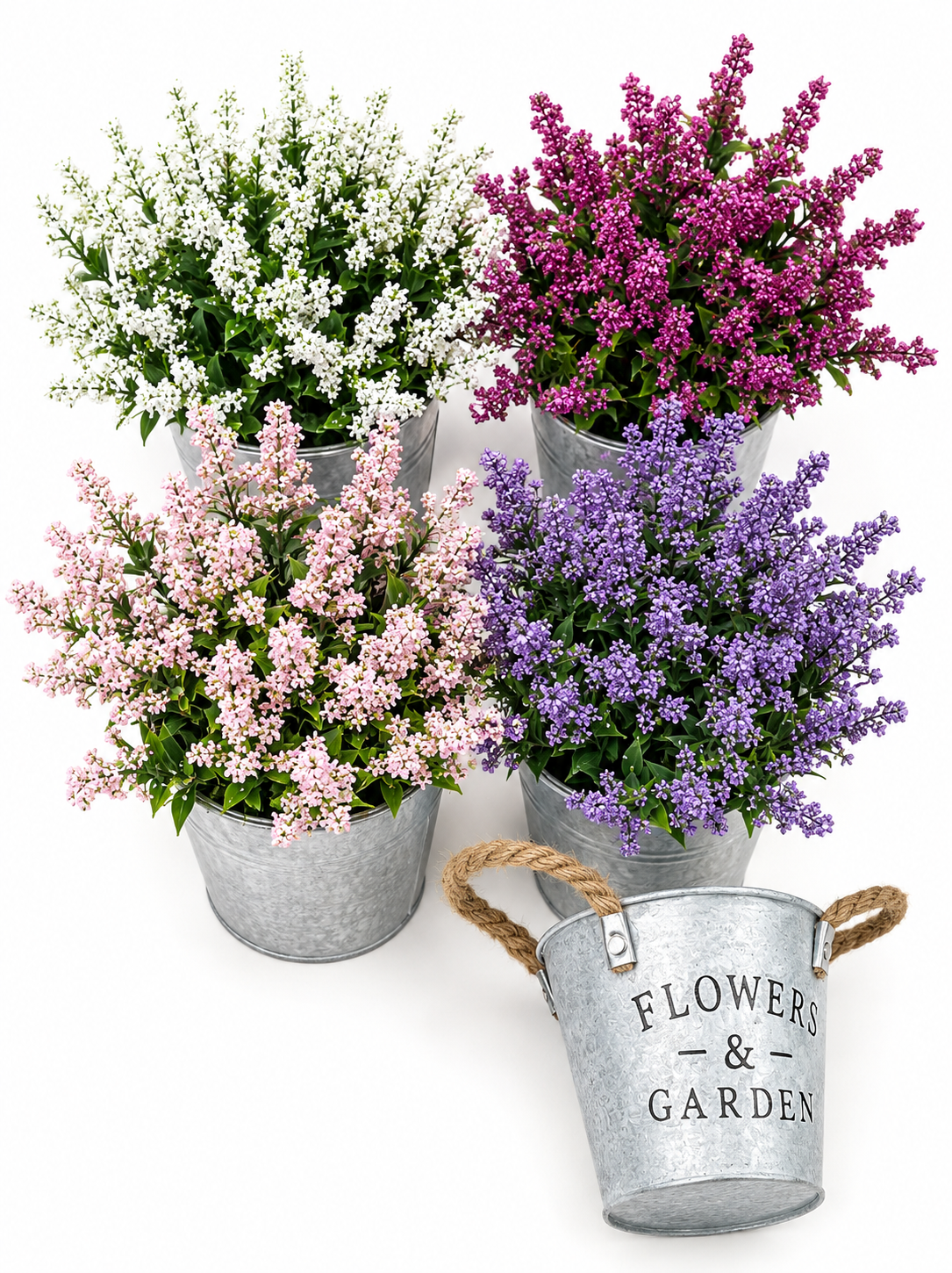 Artificial Lavender Pot