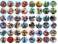 Marvel Avengers Yoyo toy set packaging with character illustrations and product details.