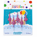 Birthday Cake Candles 5 Pieces