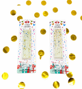Glitter Birthday Cake Candles 6 Pieces