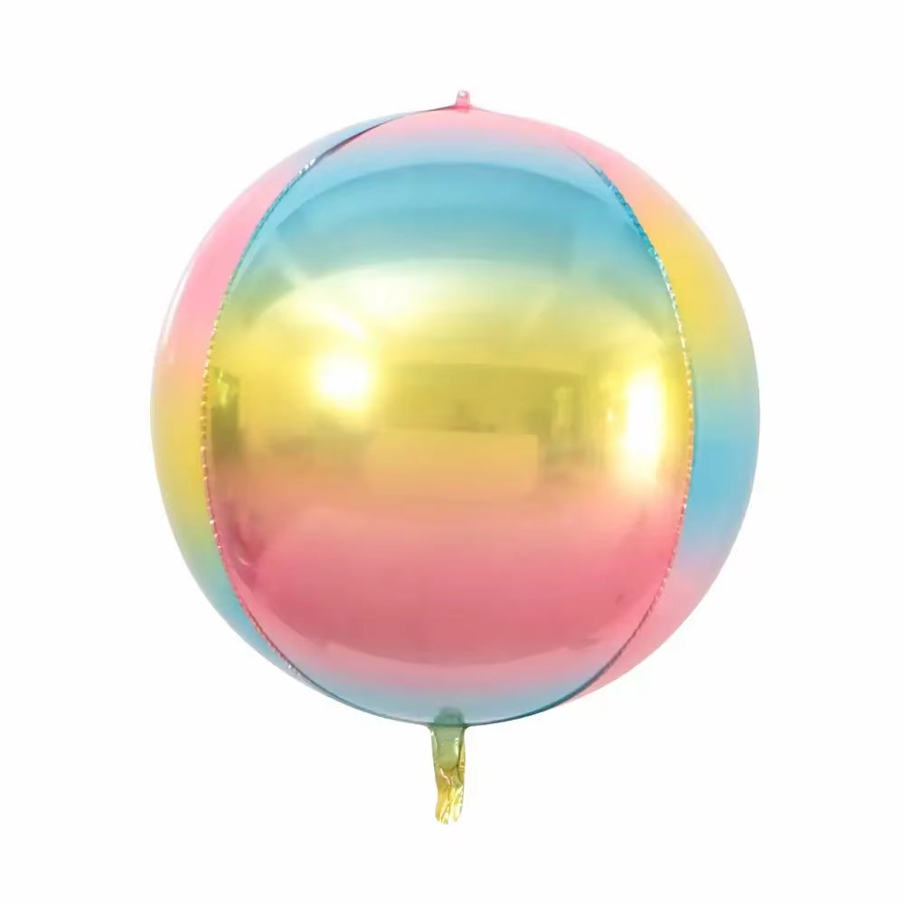 Colored Sphere Ball ORBZ Foil Balloon