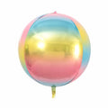 Colored Sphere Ball ORBZ Foil Balloon