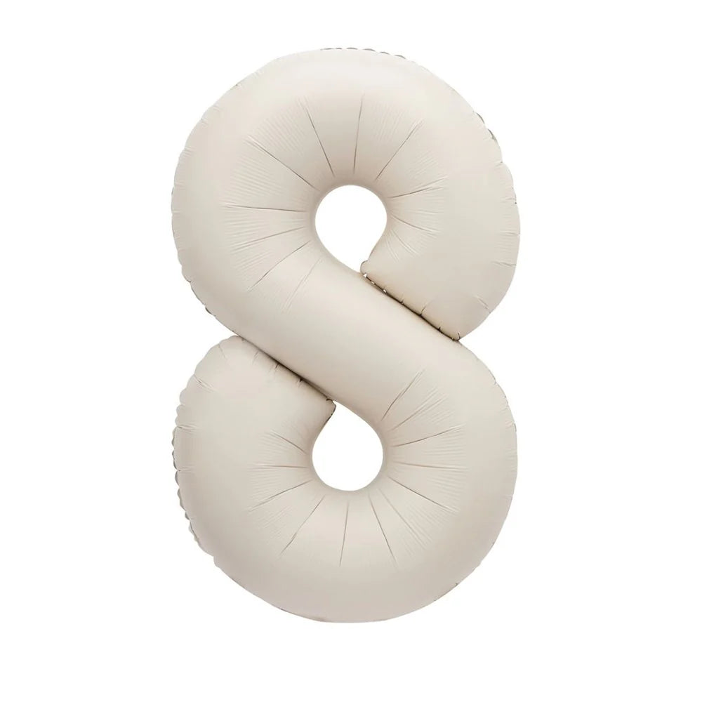 34" Numbers - Off-White