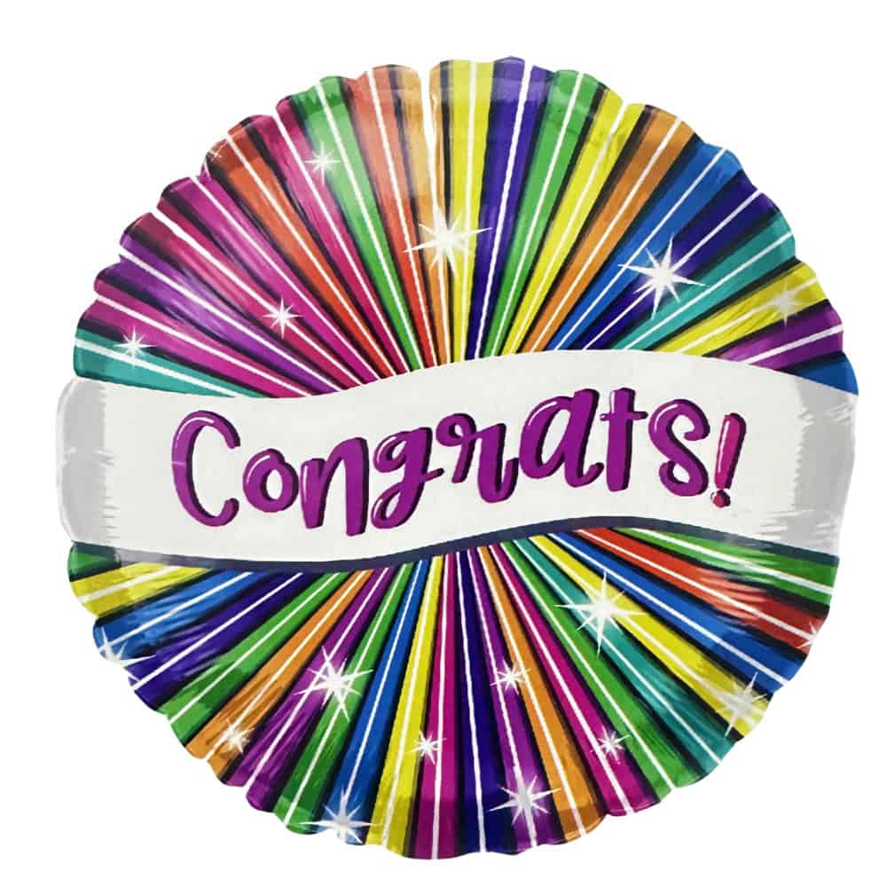 18" Congrats Foil Balloon