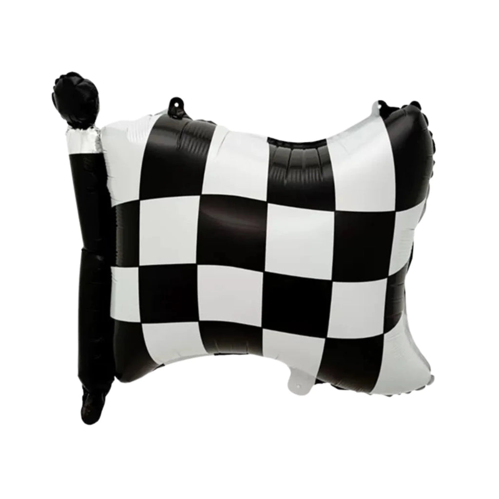 Checkered Square Flag Foil Balloon