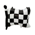 Checkered Square Flag Foil Balloon